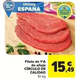 Carrefour Market Origen - filete de 1aa de añojo oferta