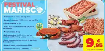 Carrefour Market Carrefour el mercado - festival marisc oferta
