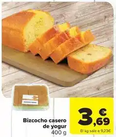 Carrefour Market Bizcocho casero de yogur oferta