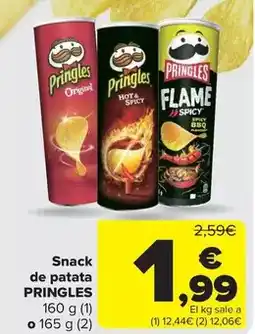 Carrefour Market Pringles - snack de patata oferta