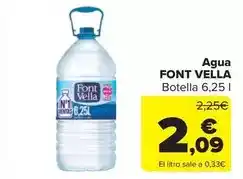 Carrefour Market Font vella - agua oferta