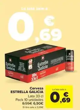 Carrefour Market Estrella galicia - cerveza oferta