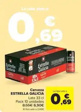 Carrefour Market Estrella galicia - cerveza oferta