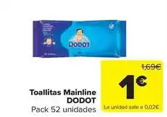 Carrefour Market Dodot - toallitas mainline oferta