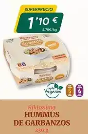 Masymas Rikisssimo - hummus de garbanzos oferta