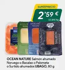 Masymas Ocean - nature salmon ahumado noruego o bacalao o palometa o surtido ahumados oferta