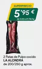 Masymas 2 patas de pulpo cocido oferta