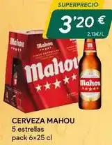 Masymas Mahou - cerveza oferta