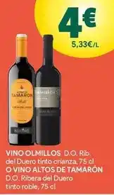 Masymas Altos de tamarón - vino d.o. rib. del duero tinto crianza oferta