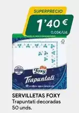 Masymas Foxy - servilletas oferta