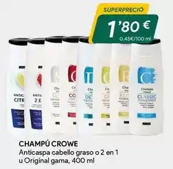 Masymas Crowe - champú oferta