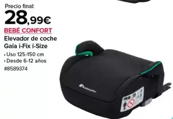 Costco Bebé confort - elevador de coche gaia i-fix i-size oferta