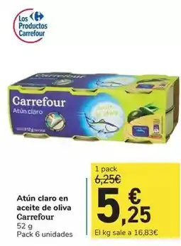 Carrefour Express Carrefour - atún claro en aceite de oliva oferta