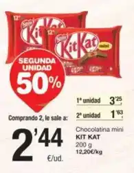 SPAR Fragadis Nestlé - chocolatina mini kit kat oferta