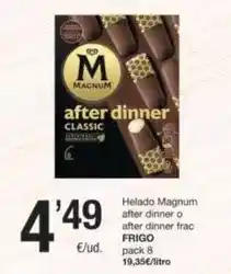 SPAR Fragadis Frigo - helado magnum after dinner o after dinner frac oferta