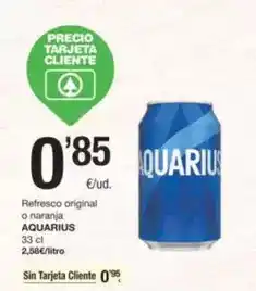 SPAR Fragadis Aquarius - refresco original o naranja oferta