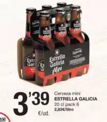 SPAR Fragadis Estrella galicia - cerveza mini oferta