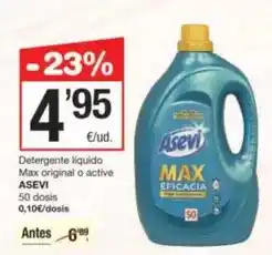 SPAR Fragadis Asevi - detergente liquido max original o active oferta