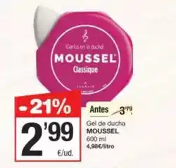 SPAR Fragadis Moussel - gel de ducha oferta