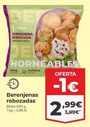 La Sirena La sirena - berenjenas rebozadas oferta