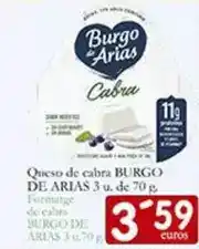 Supermercados Bip Bip Burgo de arias - queso de cabra oferta
