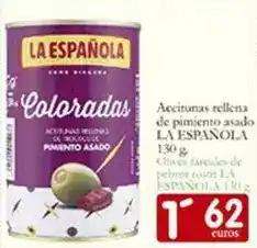 Supermercados Bip Bip La española - aceitunas rellena de pimiento asado oferta