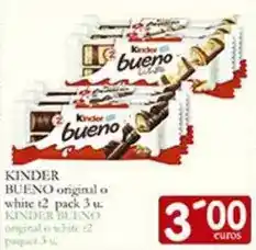 Supermercados Bip Bip Kinder - bueno original o white t2 oferta