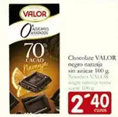 Supermercados Bip Bip Valor - chocolate negro naranja sin azucar oferta