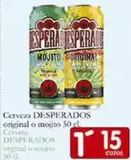 Supermercados Bip Bip Desperados - cerveza original o mojito oferta