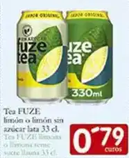 Supermercados Bip Bip Fuze tea - limon o limon sin azucar oferta