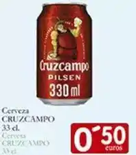 Supermercados Bip Bip Cruzcampo - cerveza oferta