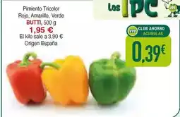 Masymas Origen - pimiento tricolor rojo, amarillo, verde oferta