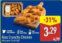 ALDI Alas crunchy chicken oferta