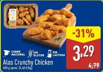 ALDI Alas crunchy chicken oferta