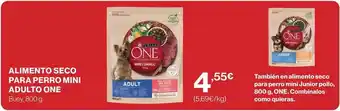 El Corte Inglés Purina - alimento seco para perro mini adulto one oferta