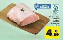 Carrefour Market Carrefour - cinta de lomo de cerdo en trozos carrefour el mercado oferta