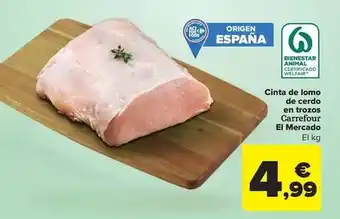 Carrefour Market Carrefour - cinta de lomo de cerdo en trozos carrefour el mercado oferta