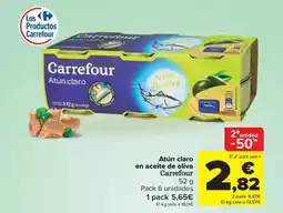 Carrefour Market Carrefour - atun claro en aceite de oliva oferta