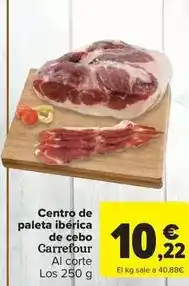 Carrefour Market Carrefour - centro de paleta iberica de cebo oferta