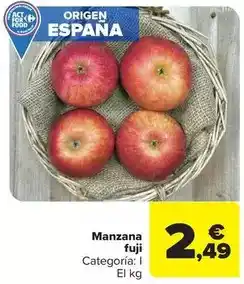 Carrefour Market Origen - manzana fuji oferta