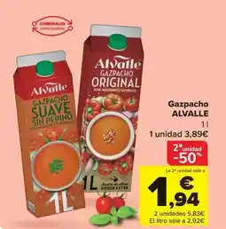 Carrefour Market Alvalle - gazpacho oferta