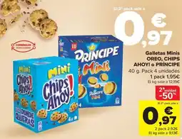 Carrefour Market Lu - galletas minis oreo, chips oferta