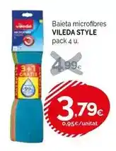 Condis Vileda - baieta microfibres oferta