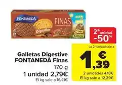 Carrefour Market Fontaneda - galletas digestive finas oferta
