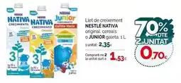 Condis Nestlé - let de creixement original, cereals o junior oferta