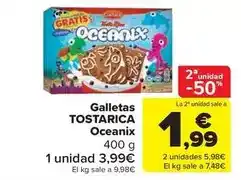 Carrefour Market Tosta rica - galletas oceanix oferta