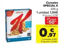Carrefour Market Kellogg's - cereales special k oferta