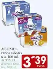 Supermercados Bip Bip Actimel - varios sabores oferta