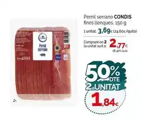Condis Condis - pernil serrano oferta