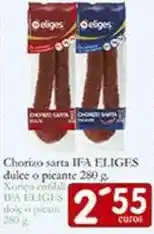 Supermercados Bip Bip Ifa eliges - chorizo sarta dulce o picante oferta